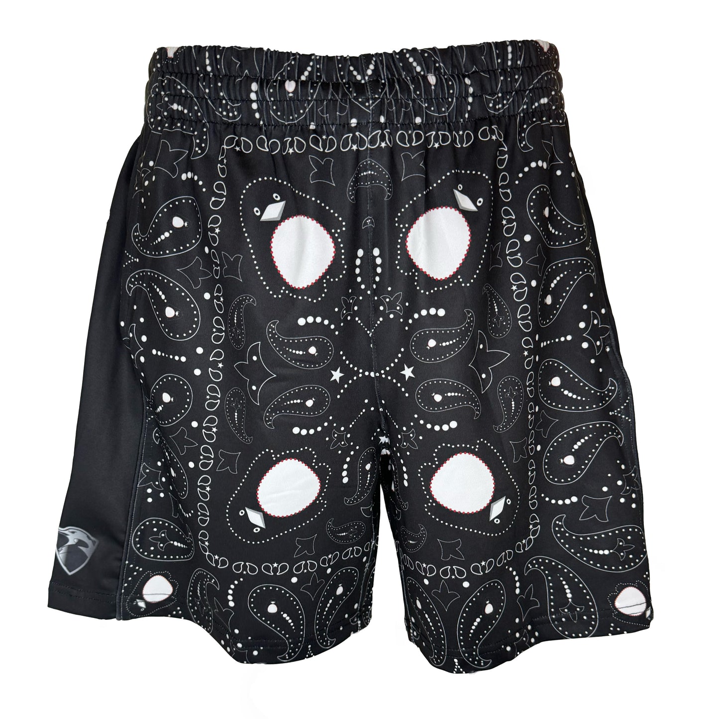 Black Bandana Shorts