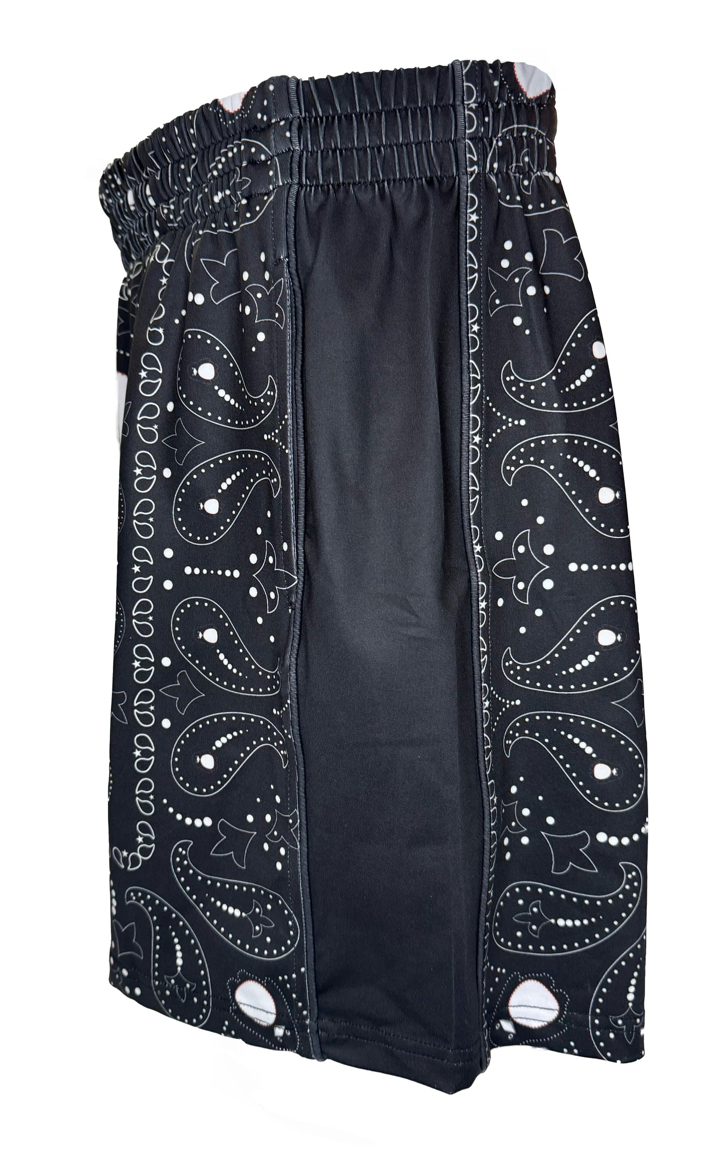 Black Bandana Shorts