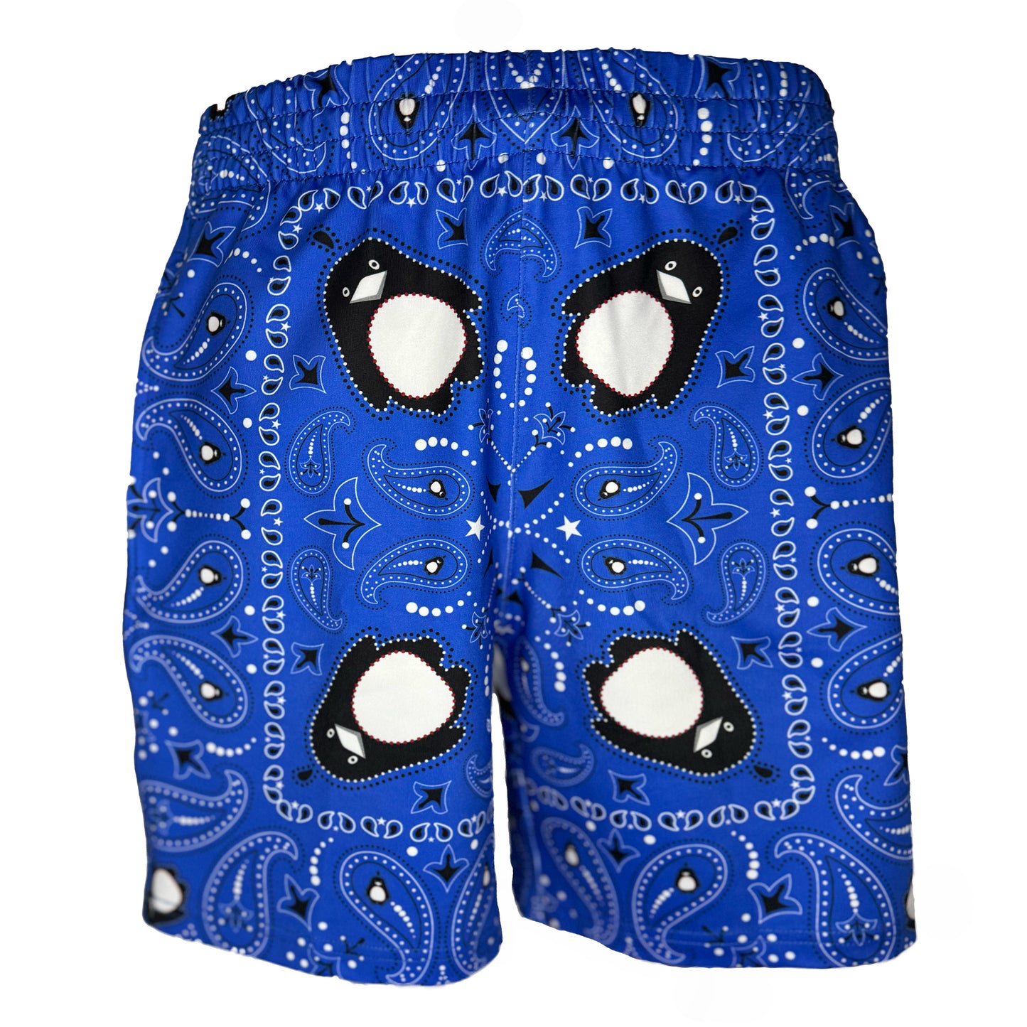 Blue Bandana Shorts