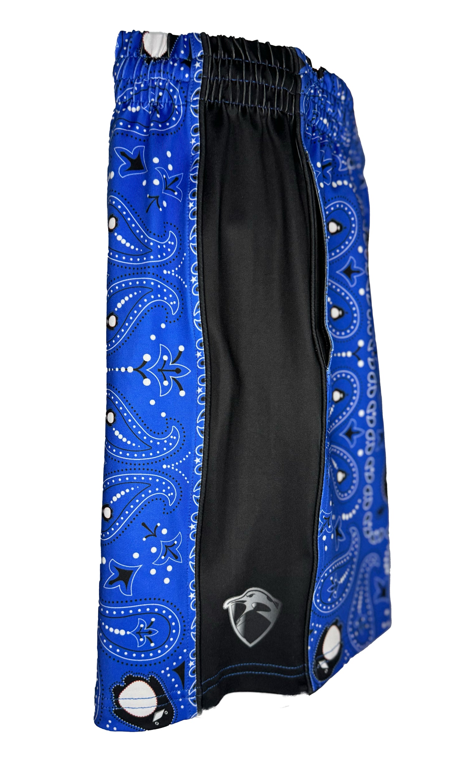 Blue Bandana Shorts