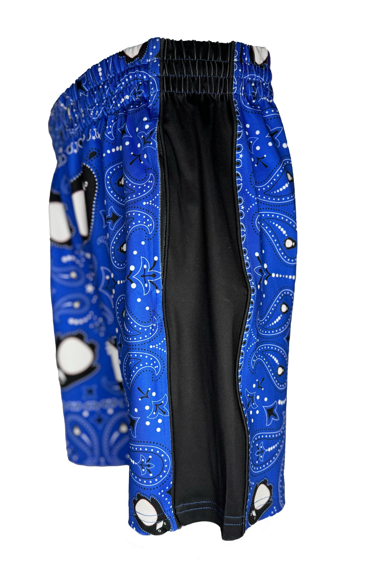 Blue Bandana Shorts
