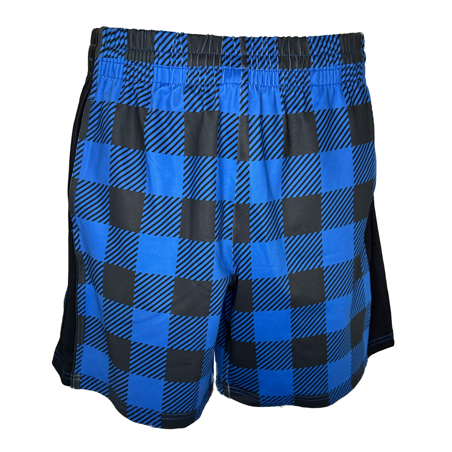 Blue Flannel Youth Athletic Shorts