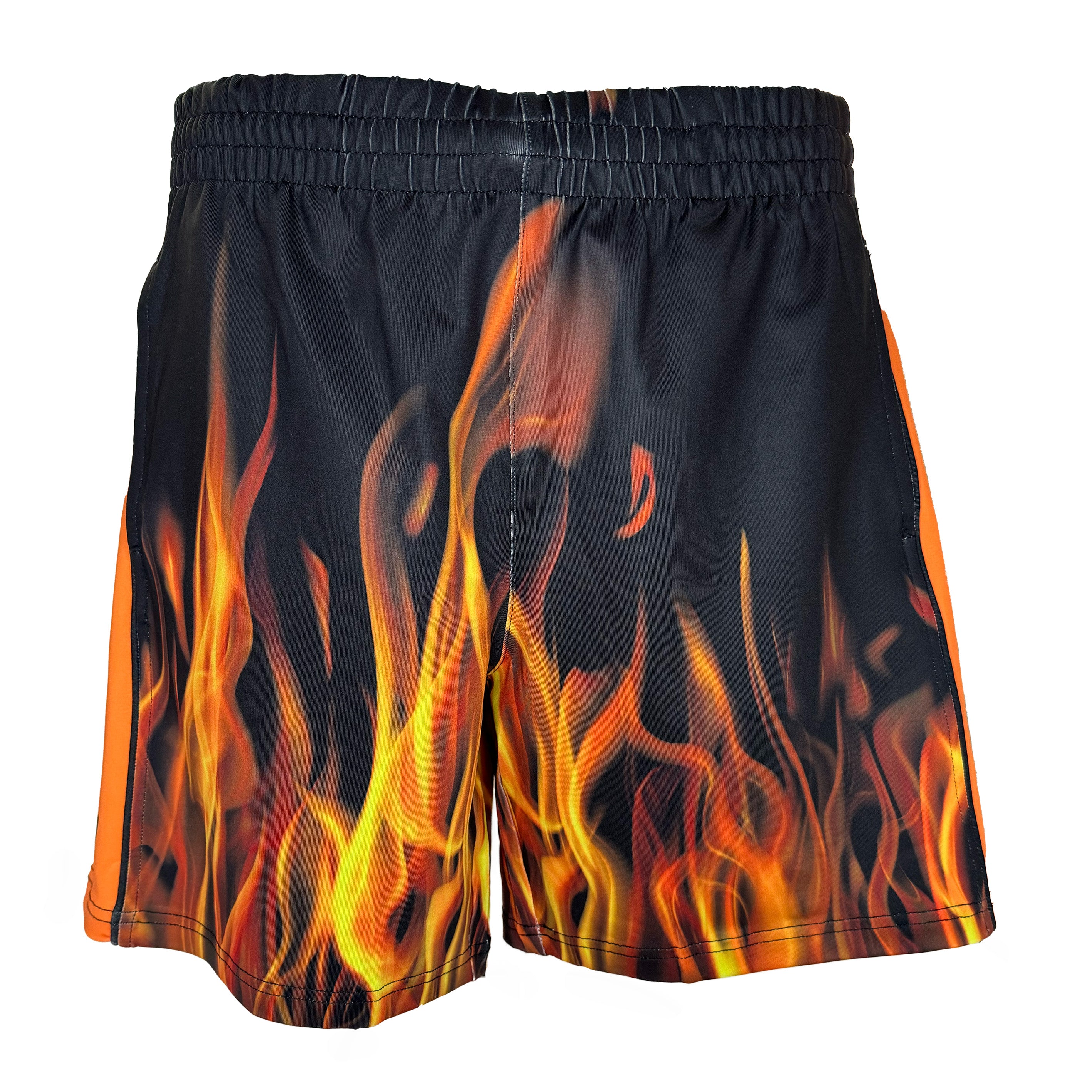 Flame On! Shop En Fuego Fire Shorts for Youth Sports Emperor Athletics