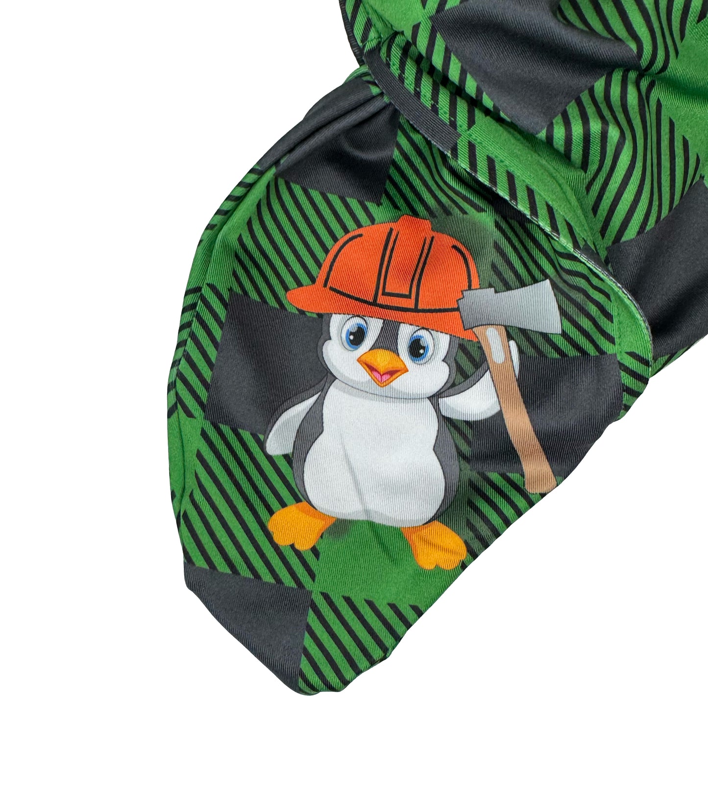 Green Flannel Youth Athletic Shorts