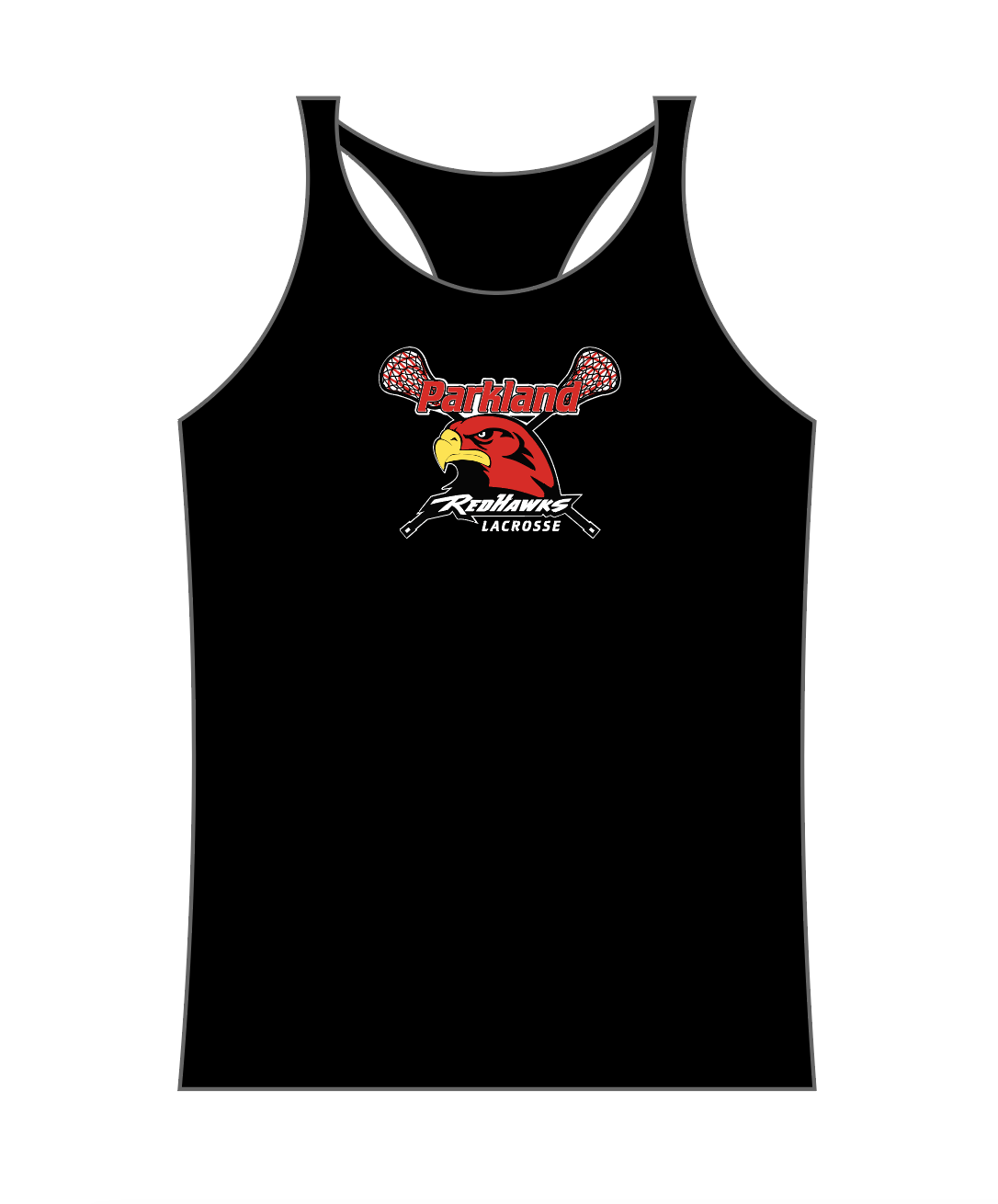 Parkland Redhawks Racerback Tank Top