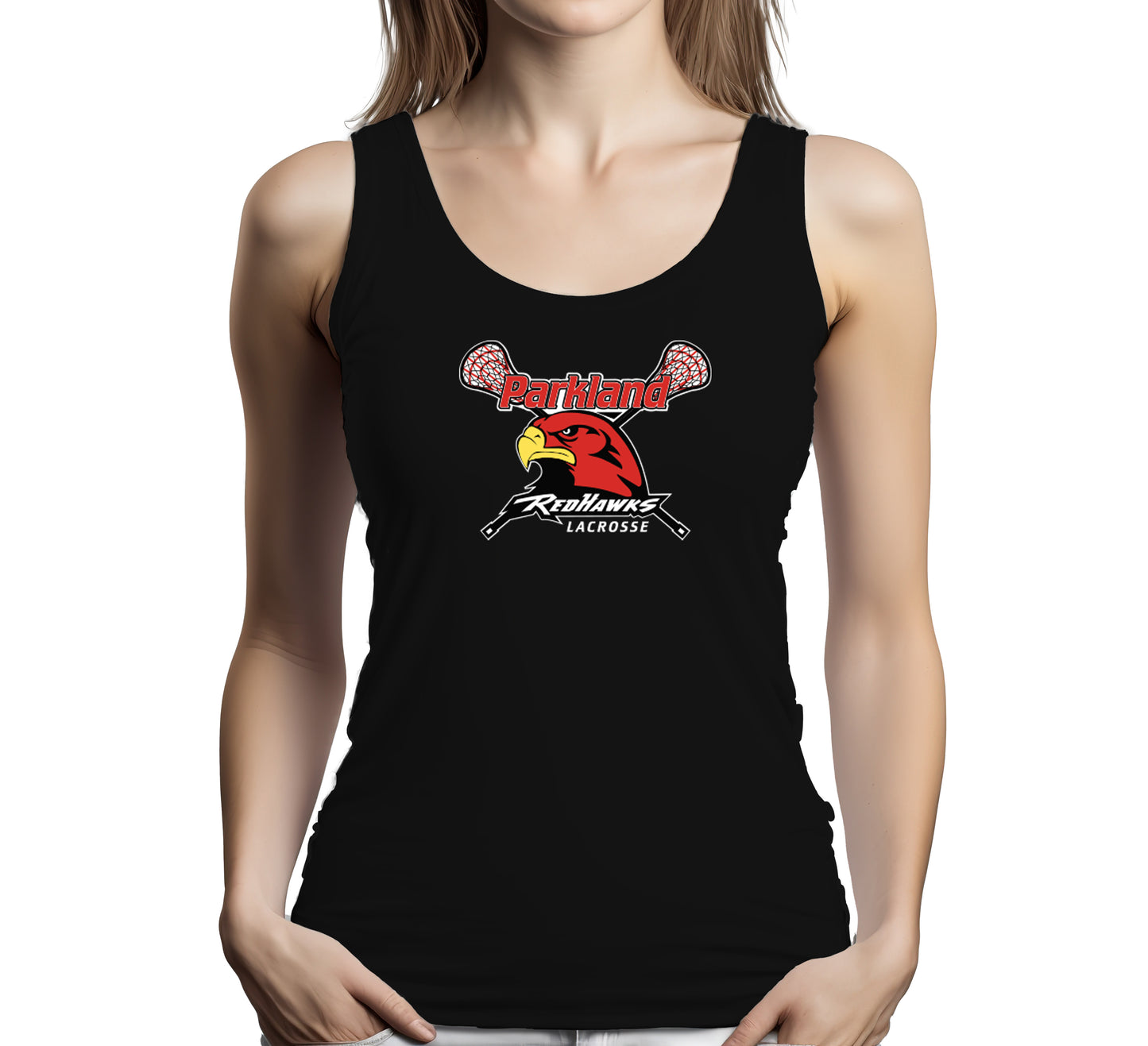 Parkland Redhawks Racerback Tank Top
